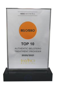 MERZ Aeshtetic Top 10 Belotero Treatment Provider 2020/2021