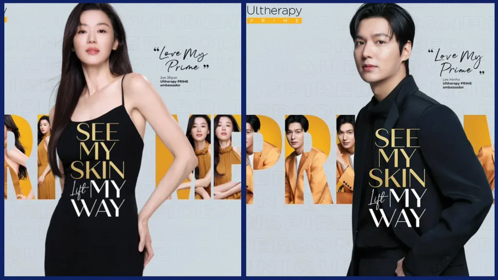 Ultherapy Prime facelift Lee MinHo and Jun JiHyun