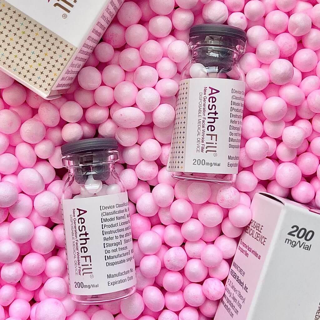 AestheFill PDLLA collagen biostimulator treatment for facial rejuvenation at Da Vinci Clinic