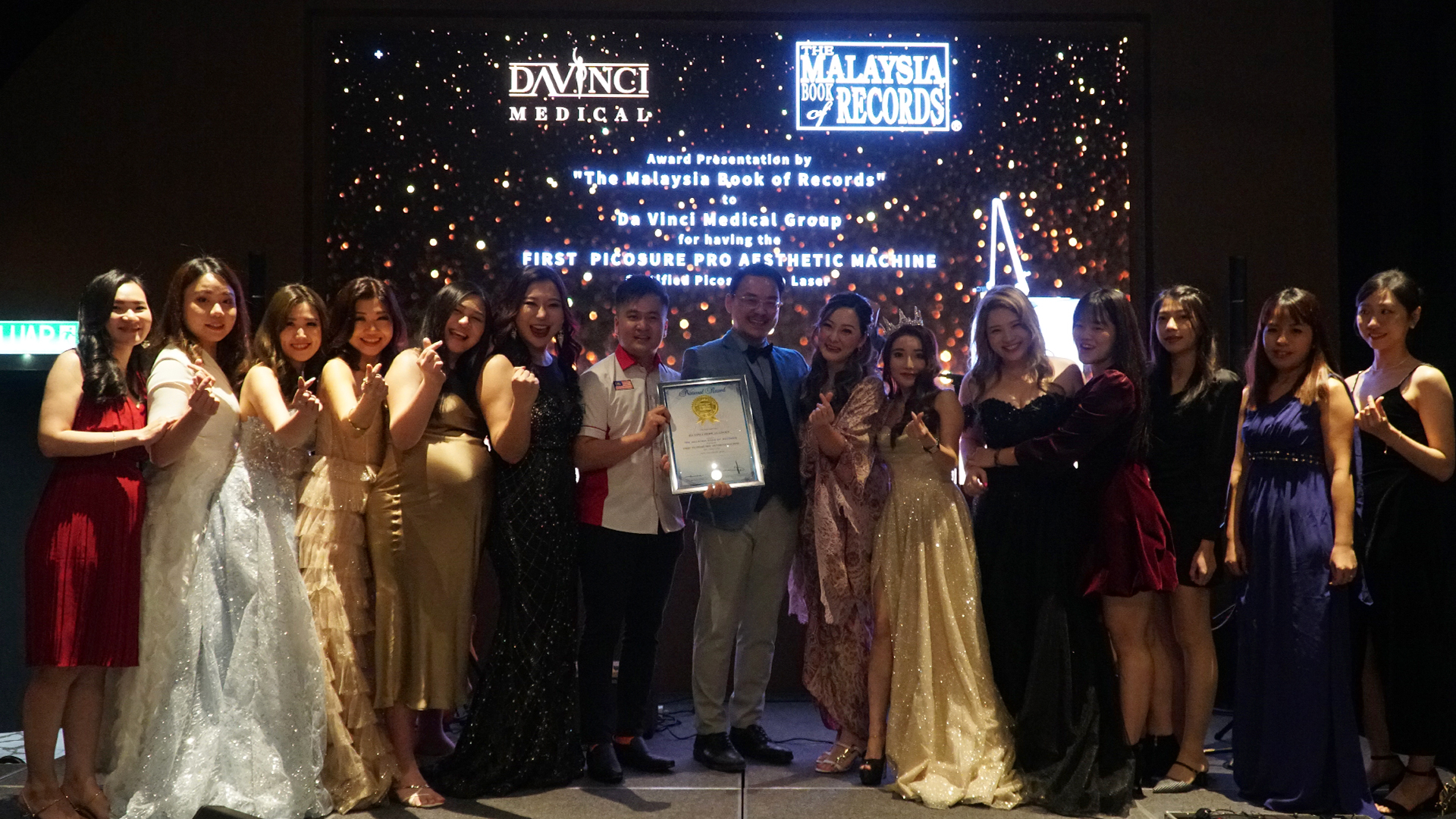 Malaysia Book of Records recognition for PicoSure Pro at Da Vinci Medical