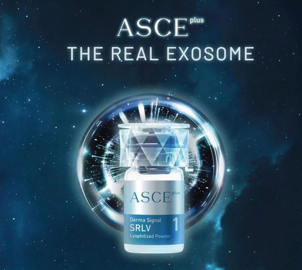 ASCE+ exosome treatment at Da Vinci Clinic for skin rejuvenation and repair