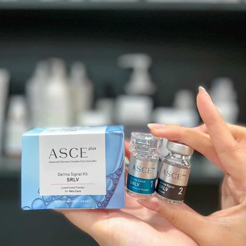 ASCE+ exosome treatment at Da Vinci Clinic for skin rejuvenation and repair