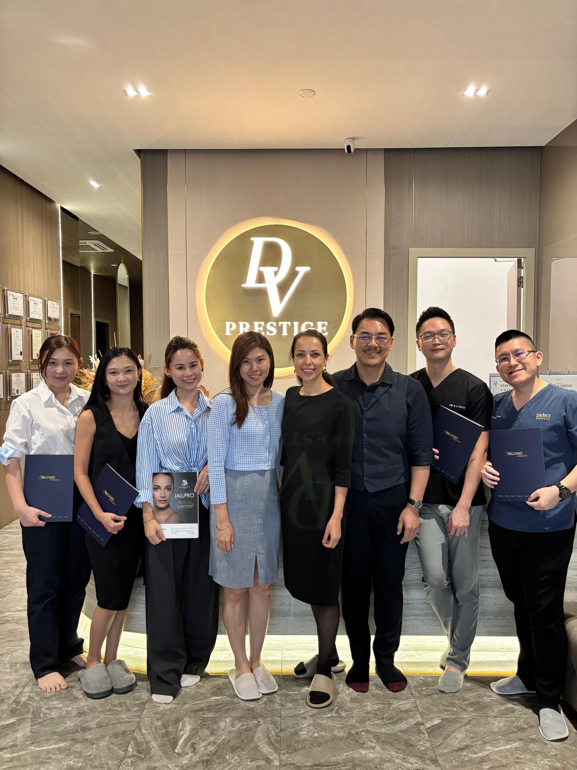 Jalupro training with Dr Tristan Tan, Dr Elena and Da Vinci doctors