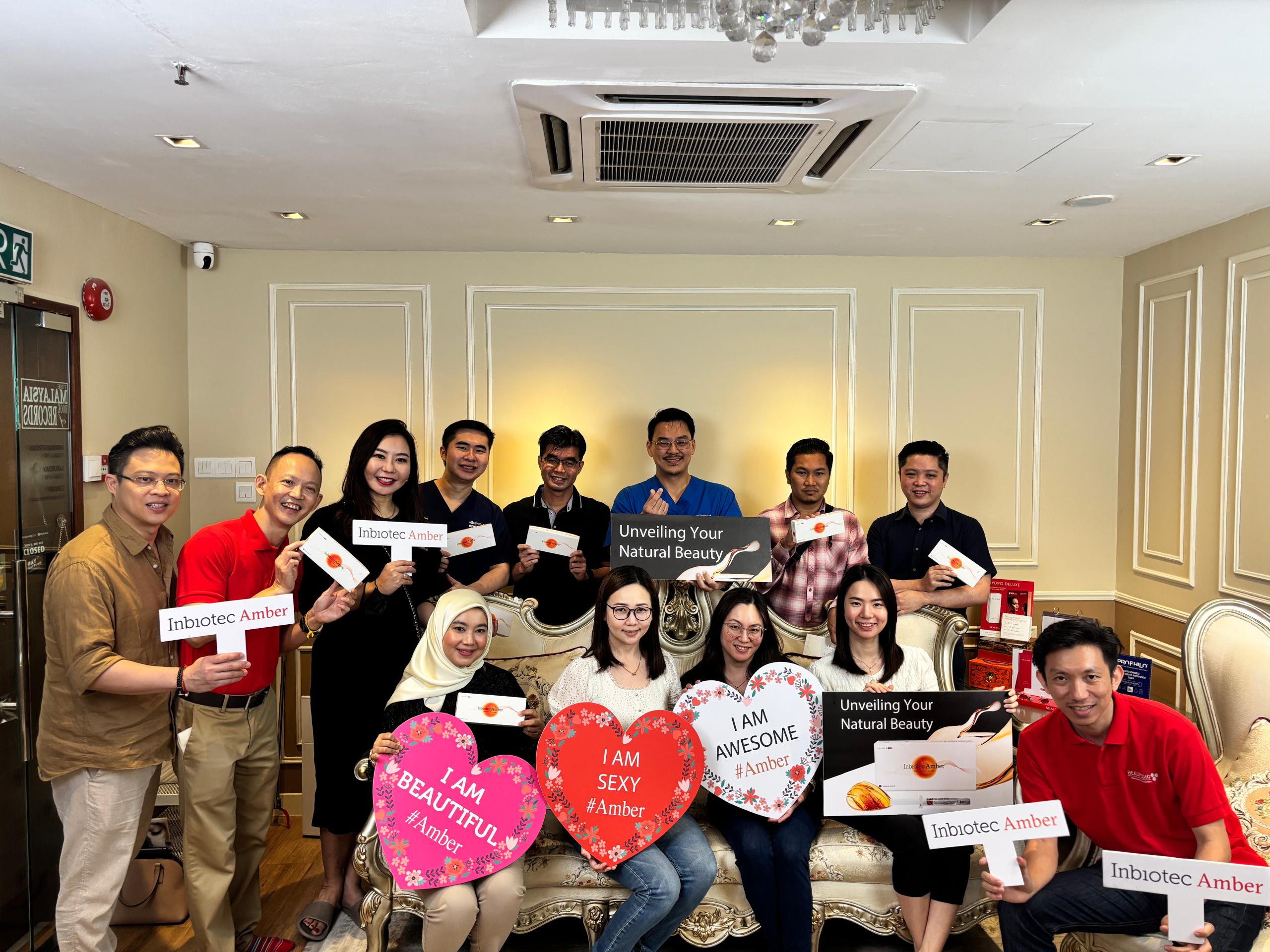 Inbiotec Amber training conducted by Dr Tristan at Da Vinci Clinic