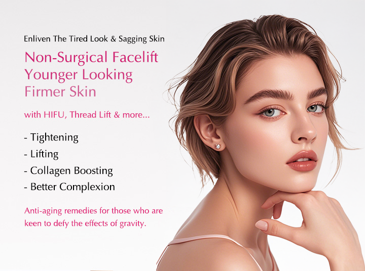 Benefits of Facelift Pro non-surgical face lifting treatments at Da Vinci Clinic