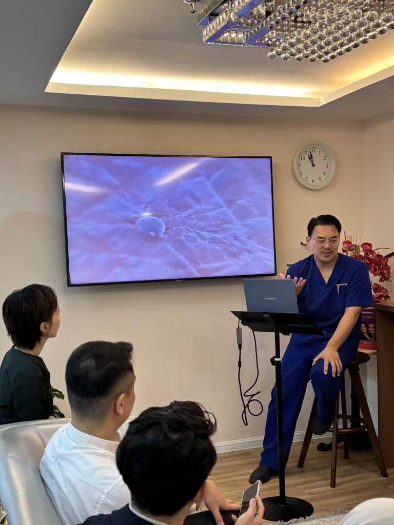Da Vinci Clinic In-house Neauvia Training Lead by Dr Tristan Tan