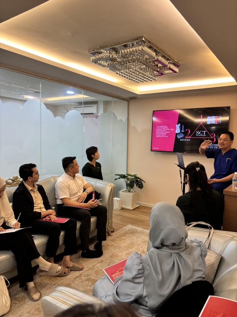 Da Vinci Clinic In-house Neauvia Training Lead by Dr Tristan Tan