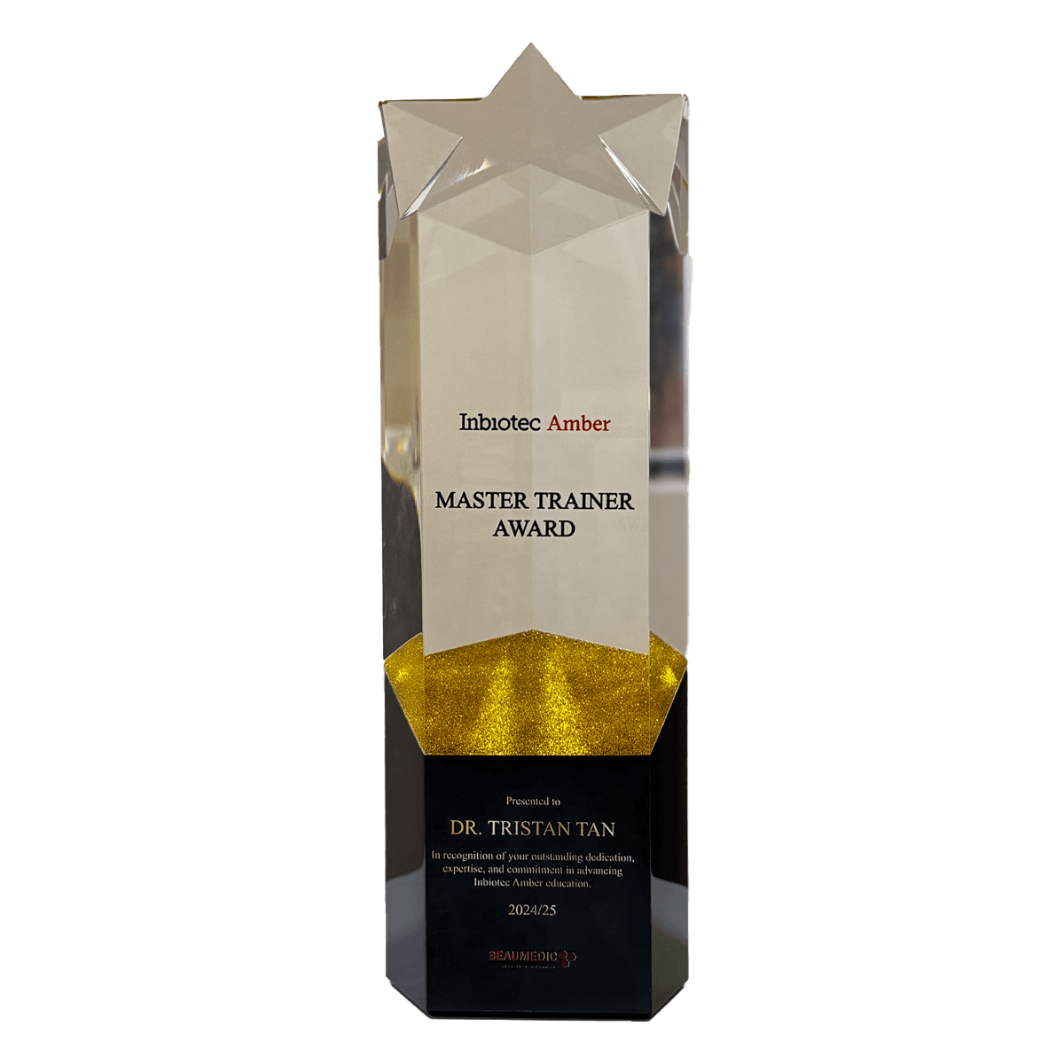 Inbiotec Amber Master Trainer Award