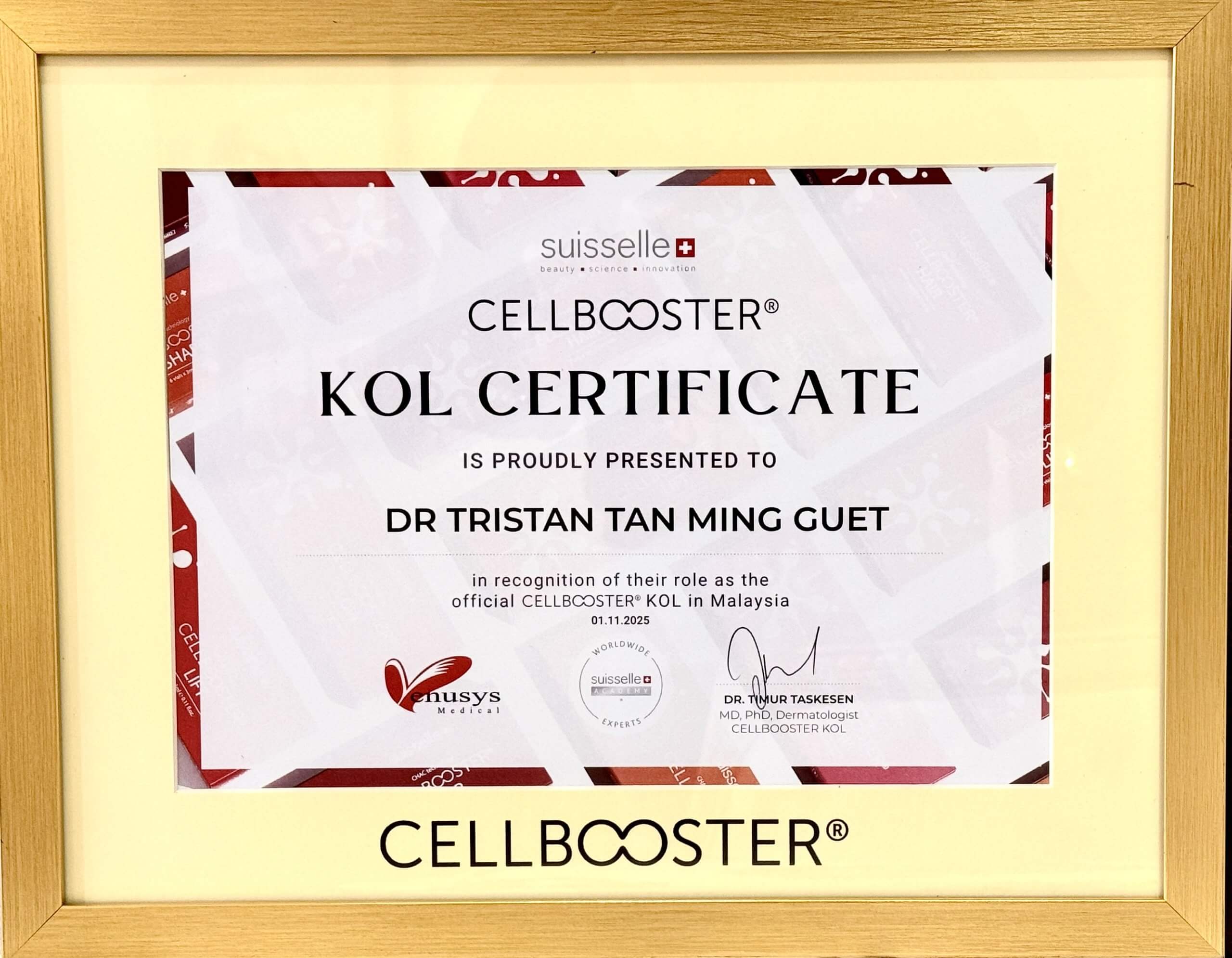 Dr. Tristan - Certified Cellbooster KOL