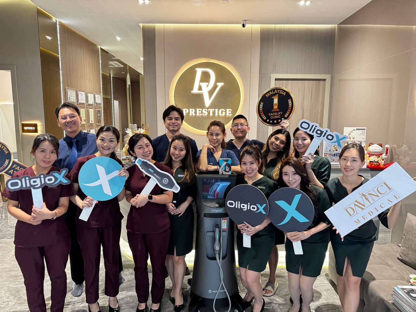 OligioX demonstration during launch event at Da Vinci Clinic Bukit Jalil