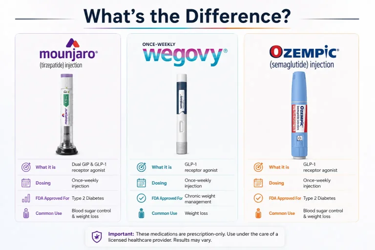 Da Vinci Clinic Weight Loss Injection: Mounjaro vs Wegovy vs Ozempic
