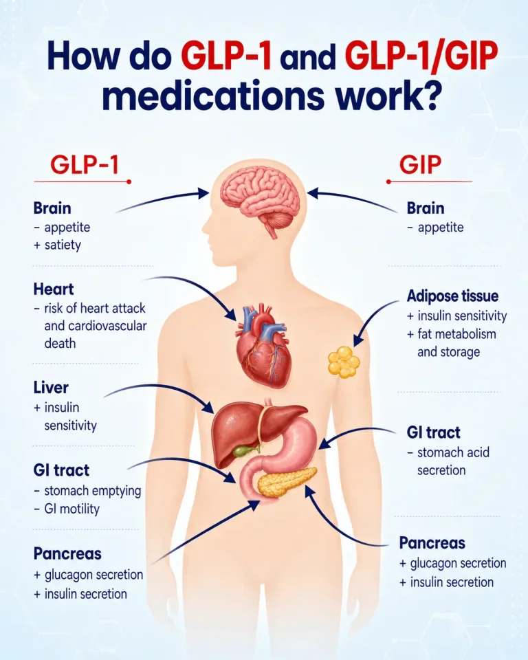 How do GLP1 & GLP-1/GIP medications work for Mounjaro in Malaysia?