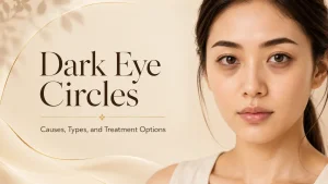 Dark eye circles treatment in Malaysia guide by Da Vinci Clinic, covering causes, types and under-eye treatment options.