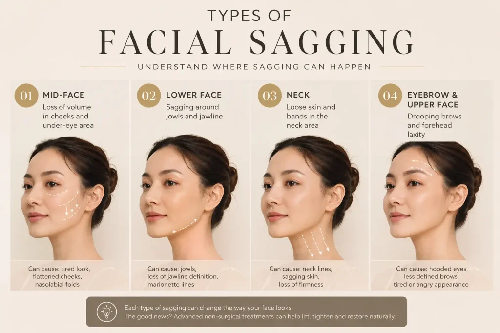 Types of Facial Sagging Treatment at Da Vinci Clinic