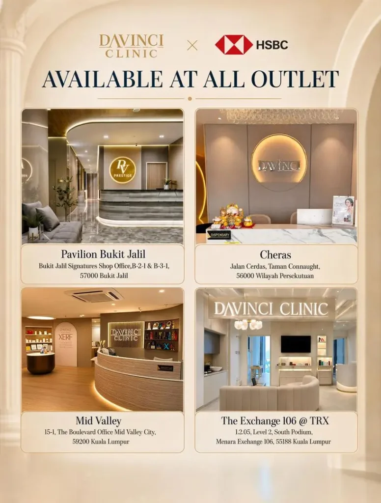 Da Vinci Clinic x HSBC Promotion Outlets