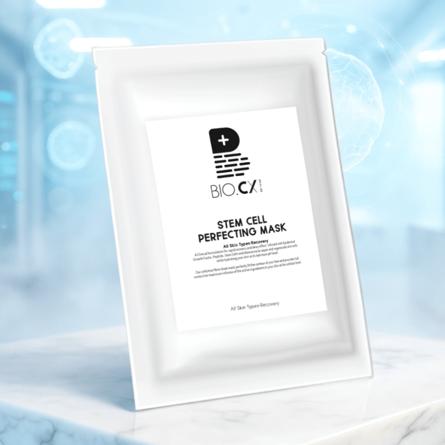 A revolutionary mask made with the most powerful ingredients to satisfy all of your skin’s problems. Infused with Epidermal Growth Factor, Peptide, Stem Cells and Adenosine to repair and regenerate skin cells while hydrating your skin at its optimum pH level. Our cellulose fibre sheet mask perfectly fit the contour of your face and provides full contact for maximum infusion of the active ingredients to your skin at the cellular level.